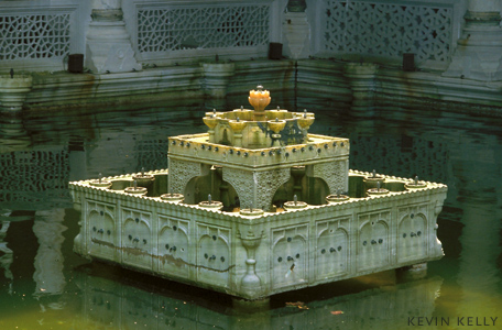 Marble fountain