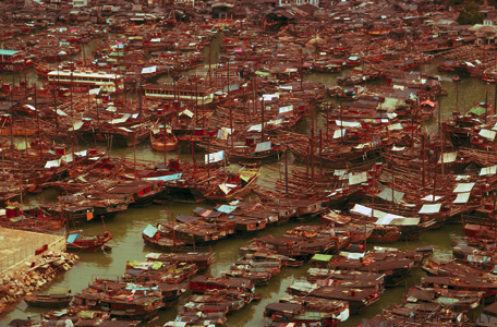 Hong Kong houseboats
