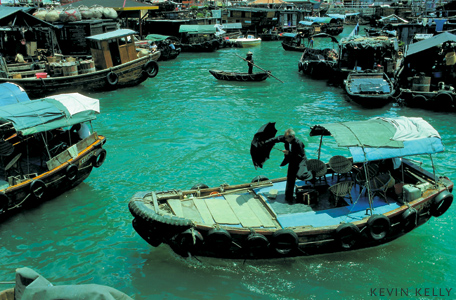 Hong Kong houseboats