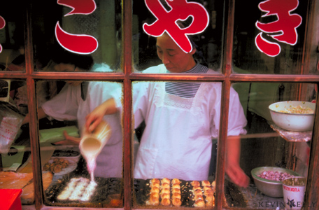 Takoyaki snack shop