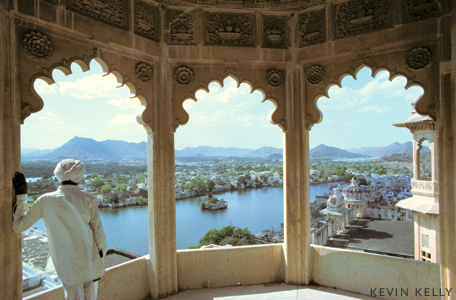 Overlooking the Lake Palace