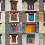 Tibet farmstead windows