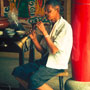 Temple musician