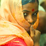 Young woman with tikka