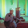 Afghan living room
