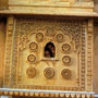 Carved stone house