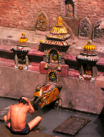 Bather, Katmandu